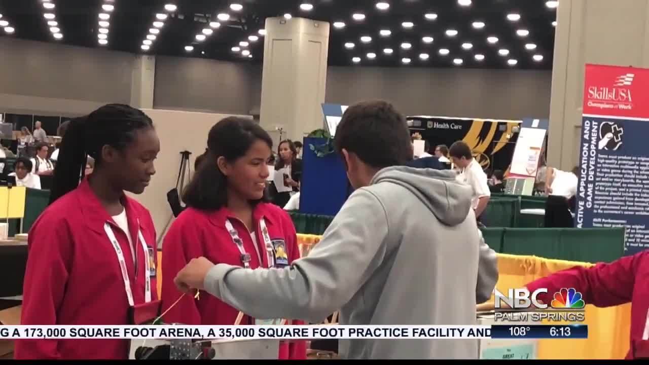 Coffman Middle School Engineering Team Wins Gold and Silver at SkillsUSA Championship