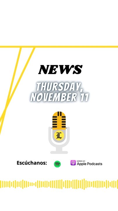 NEWS: Thursday, November 11