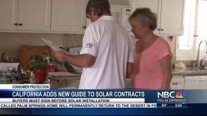 Consumer Protection: California adds new guide to solar contracts