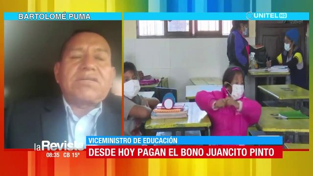 Inicia el pago del bono Juancito Pinto