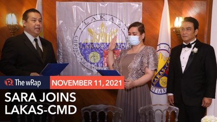 Download Video: Sara Duterte joins Lakas-CMD