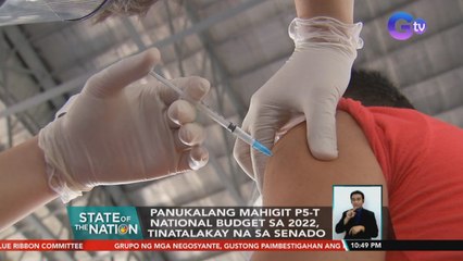 Panukalang mahigit P5-T National Budget sa 2022, tinatalakay na sa senado | SONA