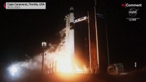 SpaceX rocket launches 4 astronauts towards ISS