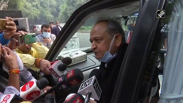 Rajasthan CM Ashok Gehlot meets Sonia Gandhi in Delhi