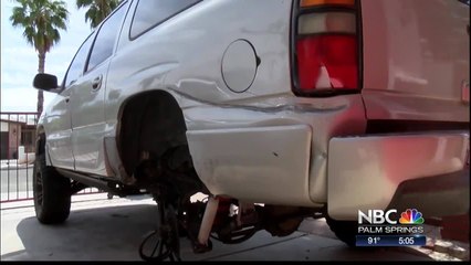 Cathedral City Resident Captures Car Totaled by Driver
