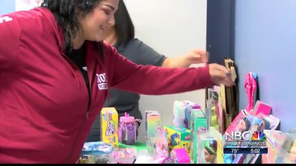 Santa Comes Early for Families in Indio
