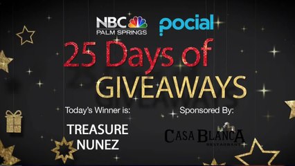 25 Days Of Giveaways: Casa Blanca Winner