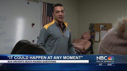 Bus Driver's Death Raises Questions
