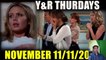 CBS Young And The Restless Recap Thursday November 11 - YR Daily Spoliers 11-11-2021