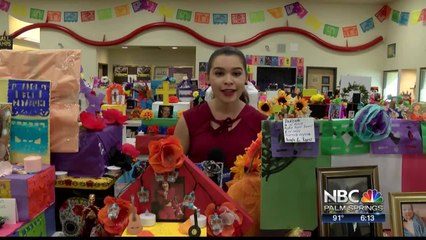 Preparations for Day of the Dead Festival at CVHS