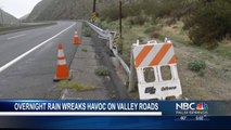 Overnight Showers Cause Havoc On Valley Roads, More Showers Expected
