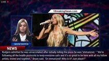 CMA Awards 2021: Carrie Underwood's 'side-eye' reaction to Luke Bryan's 'immunized' joke goes  - 1br