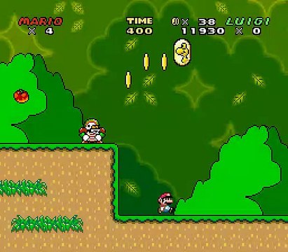 Super Mario World CO-OP online multiplayer - snes