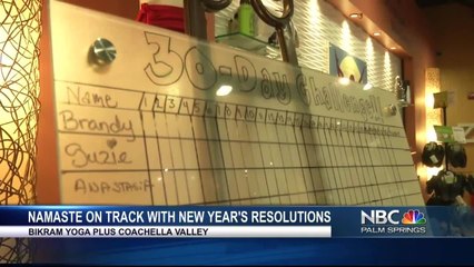 Namaste on Track with New Year's Resolutions