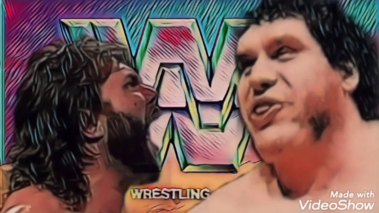 Hacksaw Jim Duggan vs Andre The Giant  / Full entrances 1988