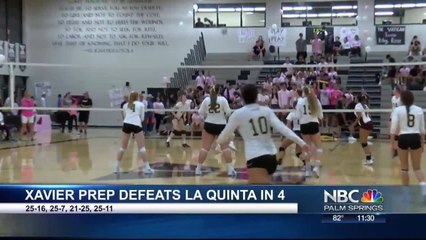 Xavier Prep Volleyball Dedicates Win to Riley Rose and Classmates In Hospital
