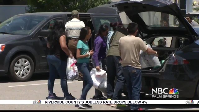 Nearly 40 Asylum Seekers Are Dropped Off At Indio Bus Stop
