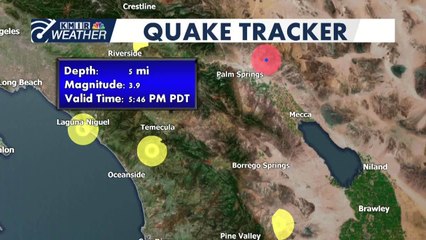 First Report - 3.9 Magnitude Earthquake