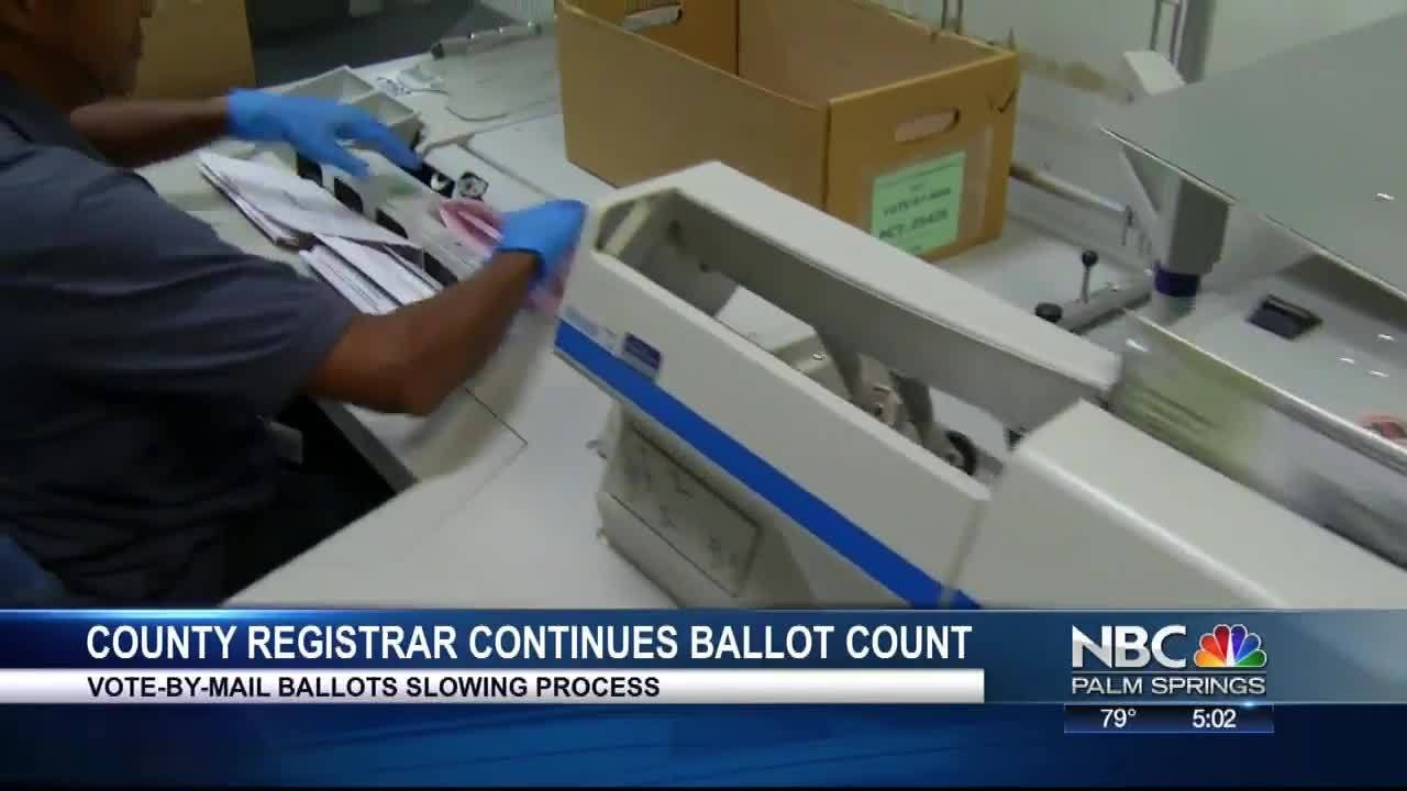 Riverside County Registrar Continues To Count B...