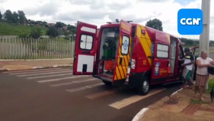 Jovem fica ferido após se envolver em colisão entre moto e carro no Bairro Brasília