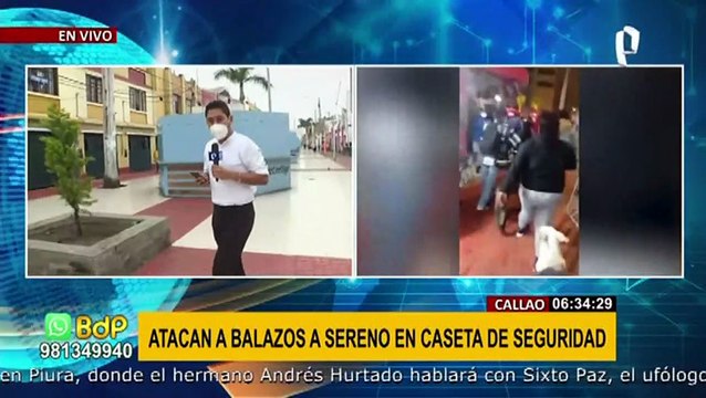 Sicarios atacan a balazos a policía municipal en mercado del Callao