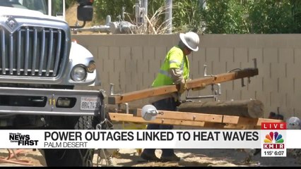 Power outages linked to heat waves