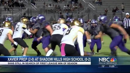 Shadow Hills Captures First League Win of Season Defeating Xavier Prep 35-10