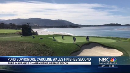 Local High School Golfer Competes With Pro's In Pebble Beach