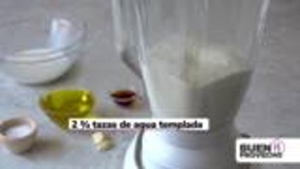 Aprende a hacer ajoblanco casero