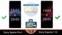 Sony Experia Pro-I vs Sony Experia 1 III