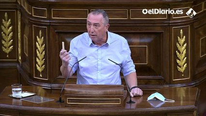 Baldoví: "Muchos diputados han necesitado esta pinza para votar los candidatos del PP al Constitucional"