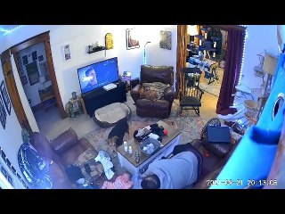 First Rollover Almost Rolls Off Couch