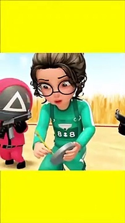 ☂️ SQUID GAME ⚡️ Glass Bridge Challenge  ⚡️ Scary Teacher 3D Funny Game #shorts #1