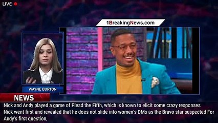 See Andy Cohen's Shocked Face When Nick Cannon Reveals His "Favorite Baby Mama" - 1breakingnews.com