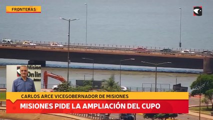 Misiones pide la ampliación del cupo