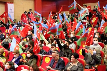 Karabağ'ın kurtuluşunun 1. yılı Karabük'te büyük coşkuyla kutlandı