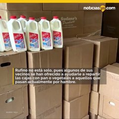 Migrante de El Salvador alimenta a 400 familias 3 veces por semana