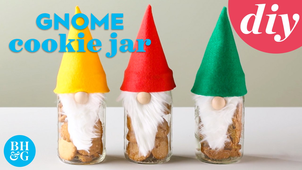 How to make this Cute Gnome Cookie Jar for the...