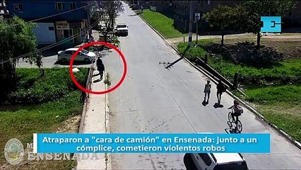 Atraparon a "cara de camión" en Ensenada: junto a un cómplice, cometieron violentos robos