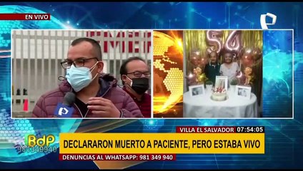 VES: médicos declaran muerto a anciano, pero estaba vivo y ahora esta grave