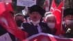 Gaziler ve şehit ailelerinden, TBMM önünde 300 kişilik Türkkan tepkisi