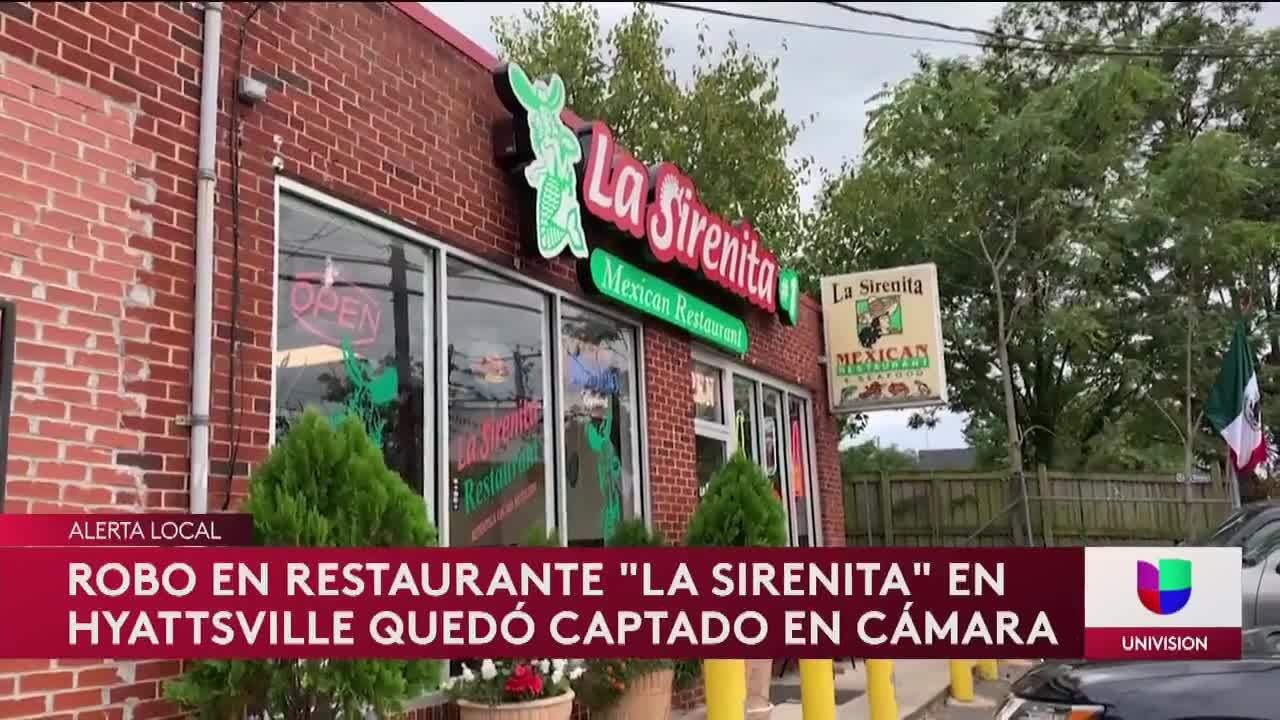 Autoridades tras la pista de los responsables de robar a un restaurante latino en Hyattsville