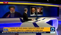 Nasrallah: Saudi Arabia fabricated crisis over Lebanese minister’s comments on Yemen war