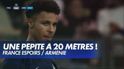 Coup-franc merveilleux de Sofiane Diop avec les Espoirs face à l'Arménie !