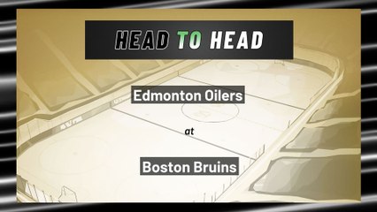 Boston Bruins vs Edmonton Oilers: Moneyline