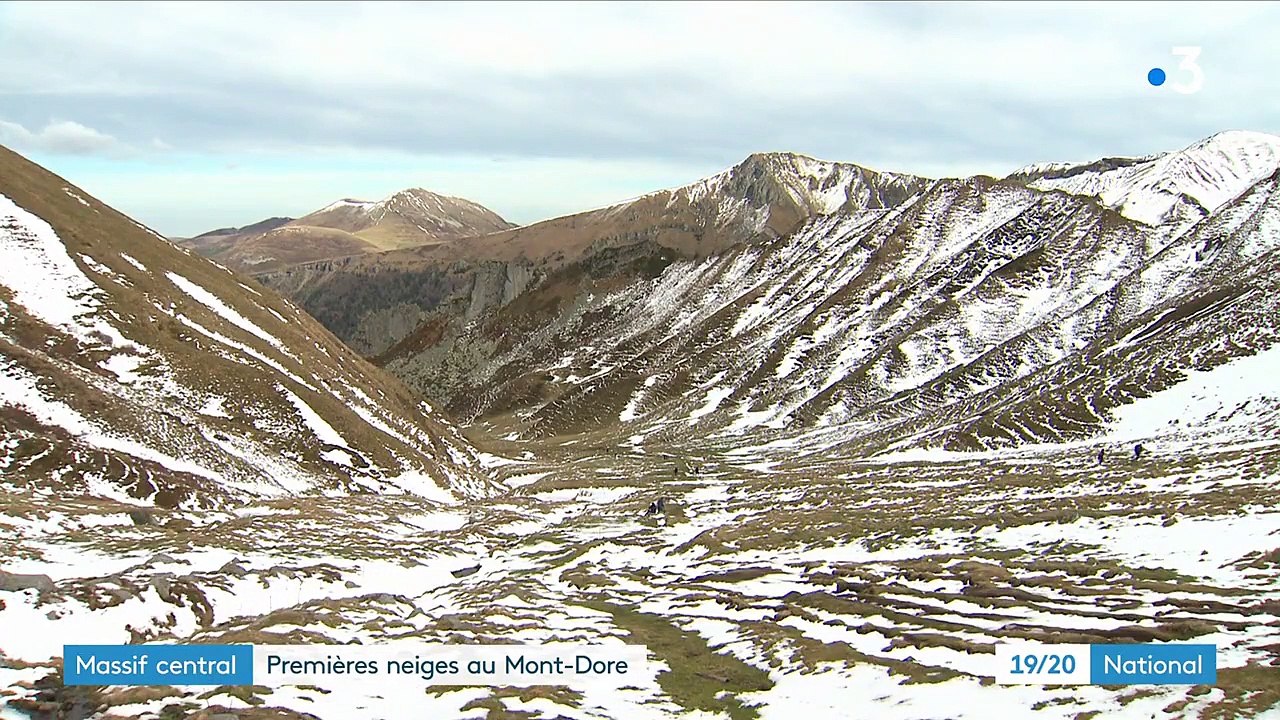 Puy-de-Dôme : les premières neiges font leur apparition dans le massif du Sancy