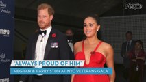 Meghan Markle and Prince Harry Go Red Carpet Glam at Intrepid Museum in N.Y.C. to Honor Veterans
