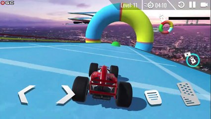 Formula Car Racing Games / BLUE THUNDER / Stunts Car Games Android GamePlay #2