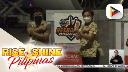 Video herunterladen: 3-M doses ng Sinovac at higit 866-K doses ng Pfizer vaccines, dumating sa bansa