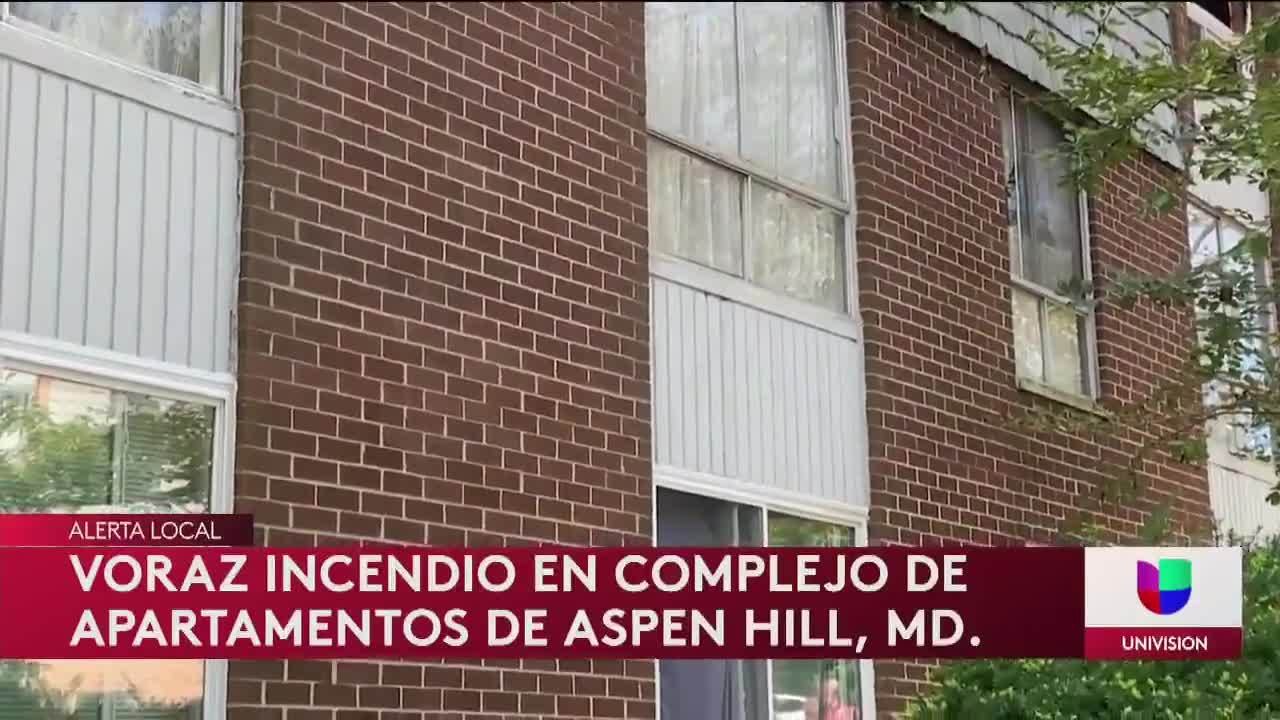 Incendio en Aspen Hill deja a decenas de familias desplazadas